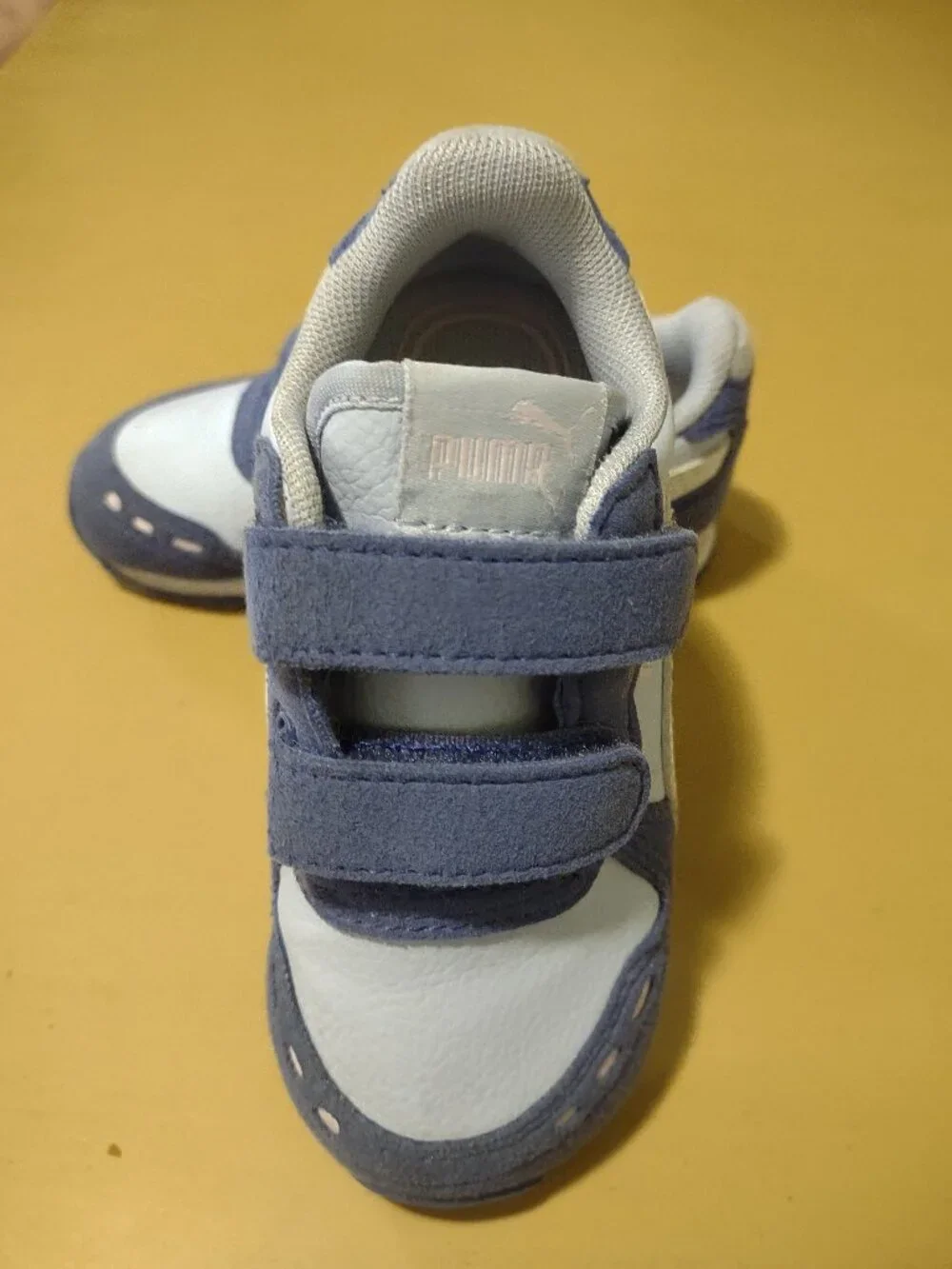 Puma 6c blue trainers.